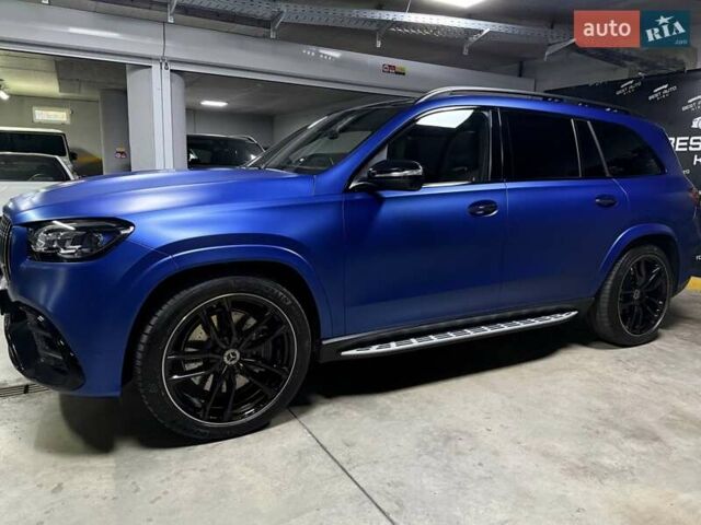 Синий Мерседес ГЛС-Класс, объемом двигателя 2.99 л и пробегом 50 тыс. км за 127500 $, фото 18 на Automoto.ua