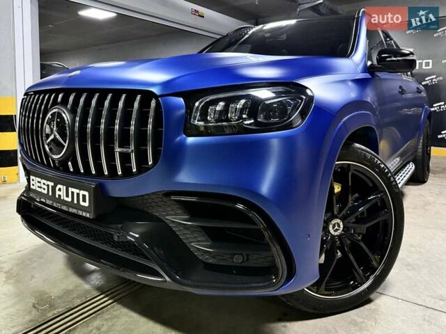 Синий Мерседес ГЛС-Класс, объемом двигателя 2.99 л и пробегом 50 тыс. км за 127500 $, фото 122 на Automoto.ua