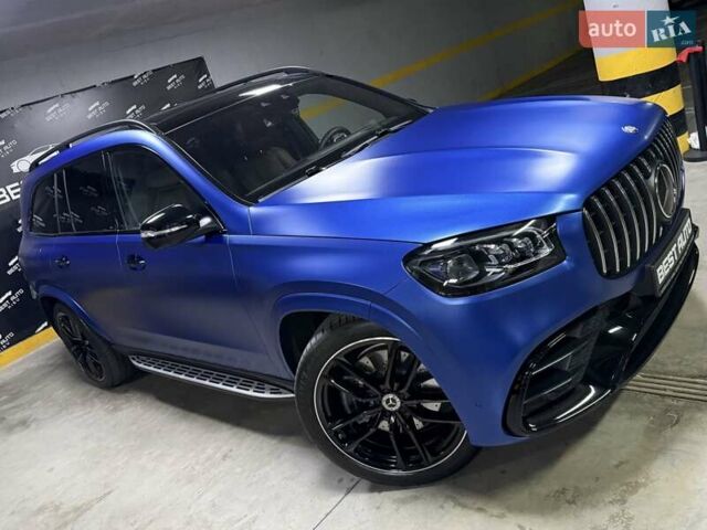 Синий Мерседес ГЛС-Класс, объемом двигателя 2.99 л и пробегом 50 тыс. км за 127500 $, фото 124 на Automoto.ua