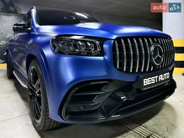Синий Мерседес ГЛС-Класс, объемом двигателя 2.99 л и пробегом 50 тыс. км за 127500 $, фото 4 на Automoto.ua