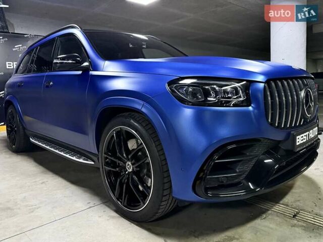 Синий Мерседес ГЛС-Класс, объемом двигателя 2.99 л и пробегом 50 тыс. км за 127500 $, фото 5 на Automoto.ua