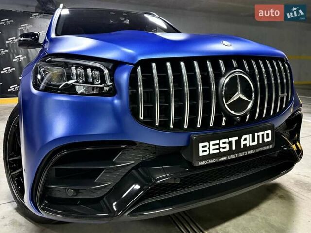 Синий Мерседес ГЛС-Класс, объемом двигателя 2.99 л и пробегом 50 тыс. км за 127500 $, фото 118 на Automoto.ua