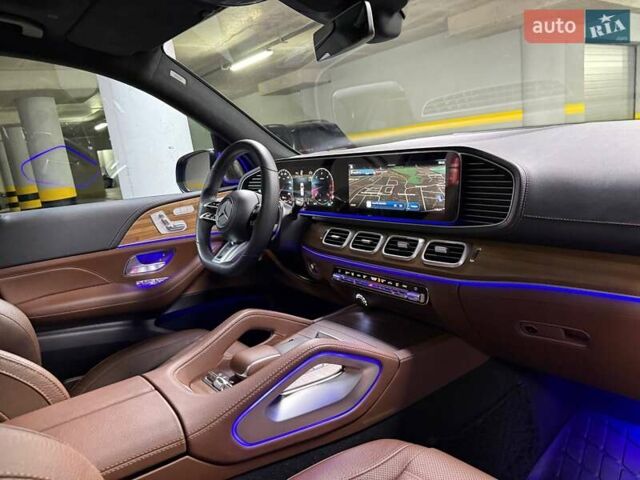 Синий Мерседес ГЛС-Класс, объемом двигателя 2.99 л и пробегом 50 тыс. км за 127500 $, фото 102 на Automoto.ua