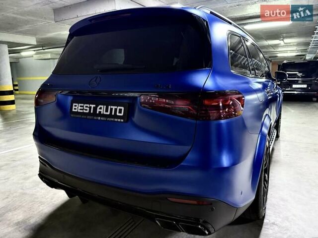 Синий Мерседес ГЛС-Класс, объемом двигателя 2.99 л и пробегом 50 тыс. км за 127500 $, фото 11 на Automoto.ua