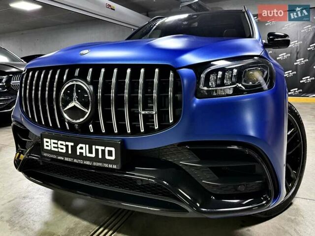 Синий Мерседес ГЛС-Класс, объемом двигателя 2.99 л и пробегом 50 тыс. км за 127500 $, фото 121 на Automoto.ua