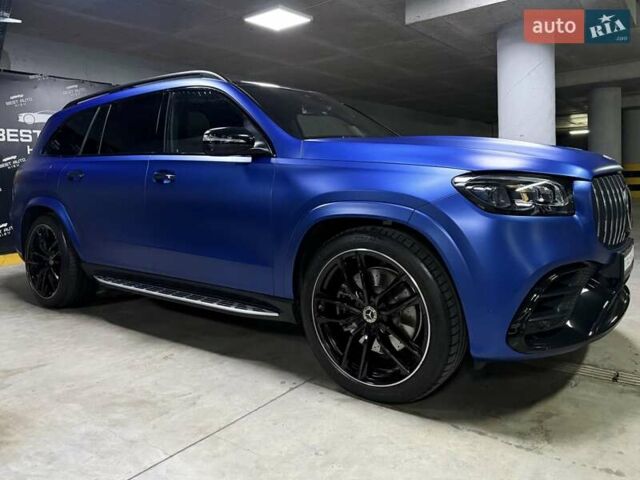 Синий Мерседес ГЛС-Класс, объемом двигателя 2.99 л и пробегом 50 тыс. км за 127500 $, фото 6 на Automoto.ua