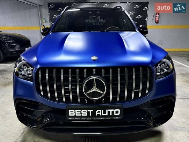 Синий Мерседес ГЛС-Класс, объемом двигателя 2.99 л и пробегом 50 тыс. км за 127500 $, фото 1 на Automoto.ua