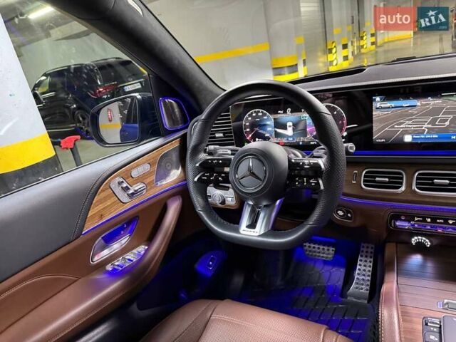 Синий Мерседес ГЛС-Класс, объемом двигателя 2.99 л и пробегом 50 тыс. км за 127500 $, фото 100 на Automoto.ua