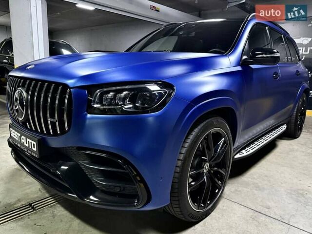 Синий Мерседес ГЛС-Класс, объемом двигателя 2.99 л и пробегом 50 тыс. км за 127500 $, фото 20 на Automoto.ua