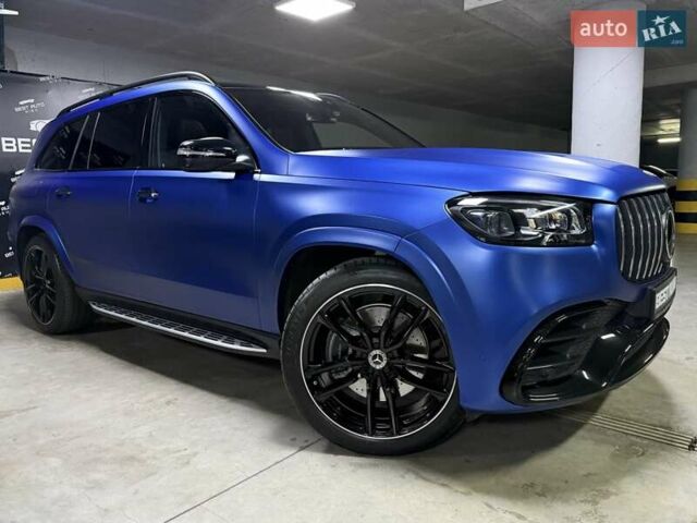 Синий Мерседес ГЛС-Класс, объемом двигателя 2.99 л и пробегом 50 тыс. км за 127500 $, фото 120 на Automoto.ua