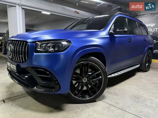 Синий Мерседес ГЛС-Класс, объемом двигателя 2.99 л и пробегом 50 тыс. км за 127500 $, фото 123 на Automoto.ua