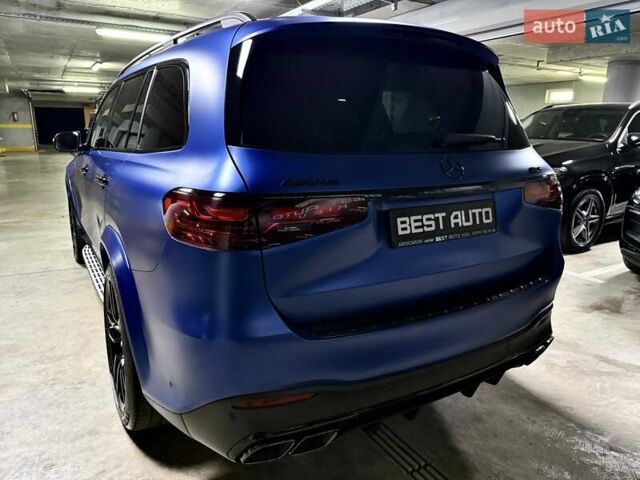 Синий Мерседес ГЛС-Класс, объемом двигателя 2.99 л и пробегом 50 тыс. км за 127500 $, фото 13 на Automoto.ua