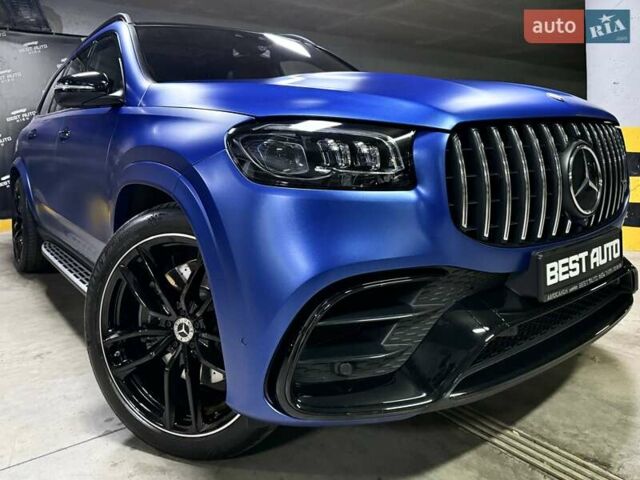 Синий Мерседес ГЛС-Класс, объемом двигателя 2.99 л и пробегом 50 тыс. км за 127500 $, фото 119 на Automoto.ua