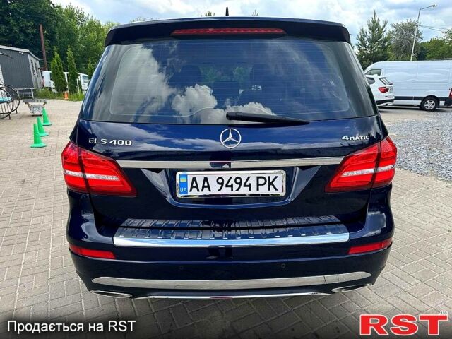 Синій Мерседес ГЛС, об'ємом двигуна 3 л та пробігом 67 тис. км за 43800 $, фото 6 на Automoto.ua