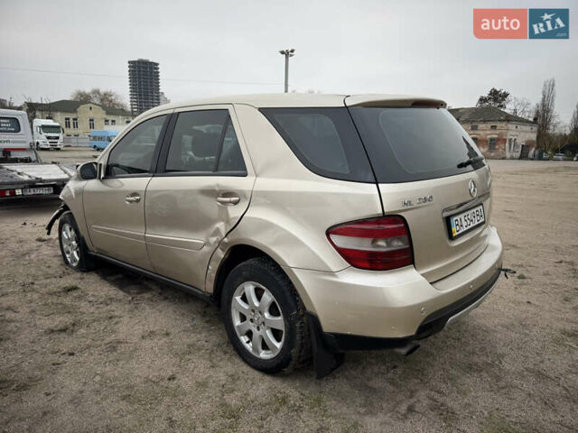 Бежевый Мерседес М-Класс, объемом двигателя 3 л и пробегом 289 тыс. км за 5300 $, фото 3 на Automoto.ua