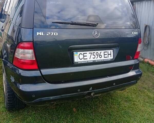 Черный Мерседес М-Класс, объемом двигателя 2.7 л и пробегом 270 тыс. км за 5100 $, фото 2 на Automoto.ua