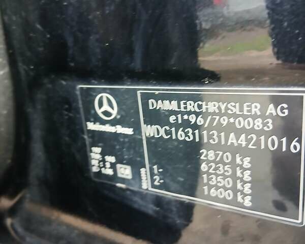 Мерседес М-Класс 2003 в Хусте на Automoto.ua Черный Мерседес М-Класс, объемом двигателя 2.7 л и пробегом 255 тыс. км за 10800 $, фото 11 на Automoto.ua