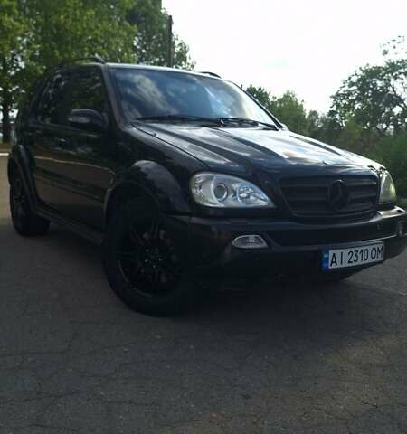 Черный Мерседес М-Класс, объемом двигателя 3.7 л и пробегом 322 тыс. км за 6000 $, фото 5 на Automoto.ua