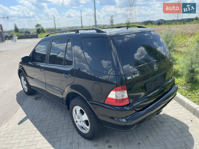 Черный Мерседес М-Класс, объемом двигателя 2.69 л и пробегом 425 тыс. км за 5300 $, фото 4 на Automoto.ua