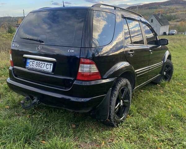 Черный Мерседес М-Класс, объемом двигателя 2.69 л и пробегом 345 тыс. км за 8200 $, фото 2 на Automoto.ua