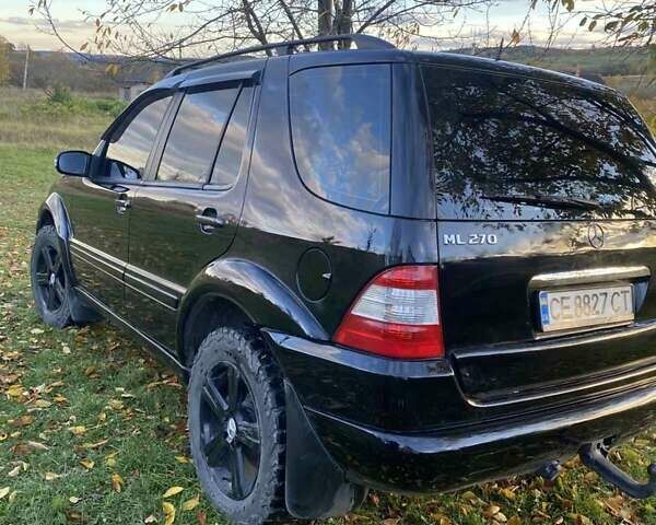 Черный Мерседес М-Класс, объемом двигателя 2.69 л и пробегом 345 тыс. км за 8200 $, фото 5 на Automoto.ua