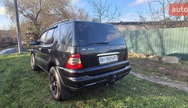 Черный Мерседес М-Класс, объемом двигателя 3.72 л и пробегом 398 тыс. км за 6000 $, фото 4 на Automoto.ua