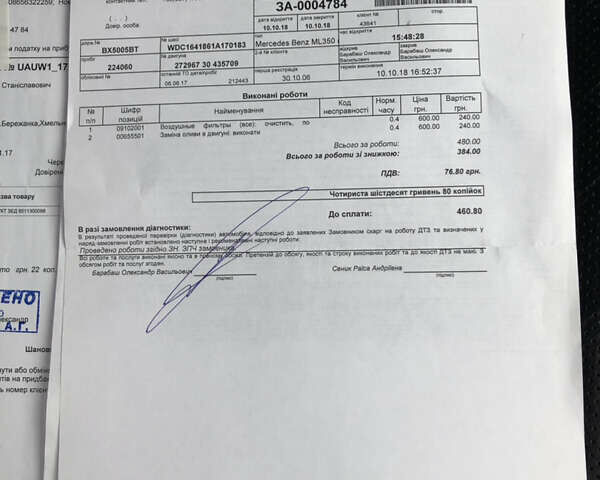Черный Мерседес М-Класс, объемом двигателя 3.5 л и пробегом 264 тыс. км за 9810 $, фото 58 на Automoto.ua