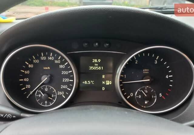 Чорний Мерседес М-Клас, об'ємом двигуна 3 л та пробігом 350 тис. км за 10500 $, фото 10 на Automoto.ua