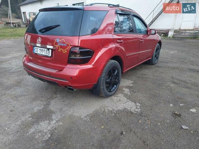 Мерседес М-Класс 2006 в Путиле на Automoto.ua Красный Мерседес М-Класс, объемом двигателя 2.99 л и пробегом 337 тыс. км за 12233 $, фото 9 на Automoto.ua