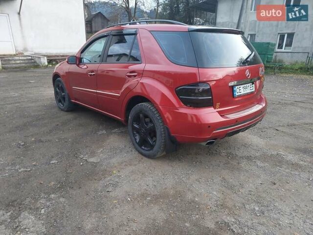 Мерседес М-Класс 2006 в Путиле на Automoto.ua Красный Мерседес М-Класс, объемом двигателя 2.99 л и пробегом 337 тыс. км за 12233 $, фото 11 на Automoto.ua