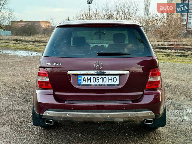 Червоний Мерседес М-Клас, об'ємом двигуна 3.5 л та пробігом 274 тис. км за 9999 $, фото 10 на Automoto.ua