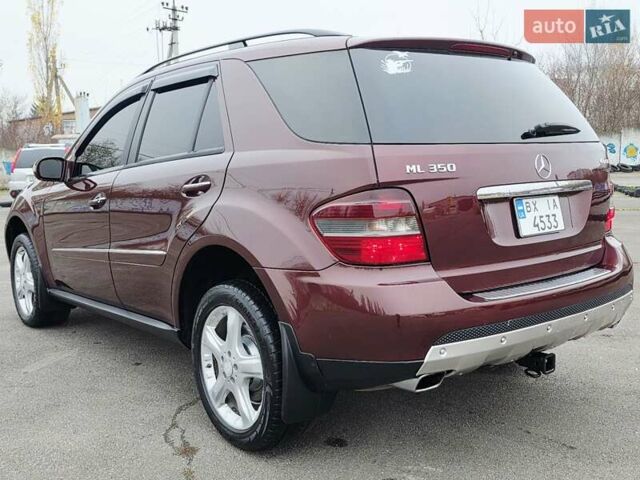 Красный Мерседес М-Класс, объемом двигателя 3.5 л и пробегом 266 тыс. км за 9333 $, фото 11 на Automoto.ua
