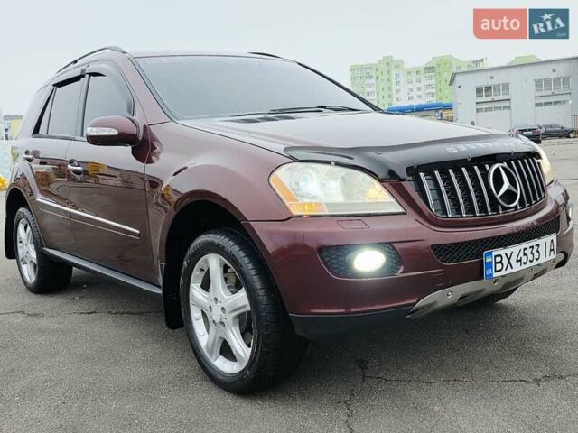 Красный Мерседес М-Класс, объемом двигателя 3.5 л и пробегом 266 тыс. км за 9333 $, фото 18 на Automoto.ua