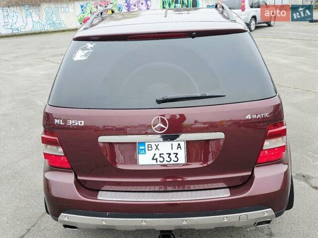 Красный Мерседес М-Класс, объемом двигателя 3.5 л и пробегом 266 тыс. км за 9333 $, фото 13 на Automoto.ua