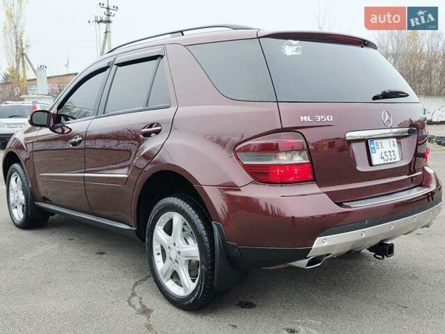 Красный Мерседес М-Класс, объемом двигателя 3.5 л и пробегом 266 тыс. км за 9333 $, фото 2 на Automoto.ua