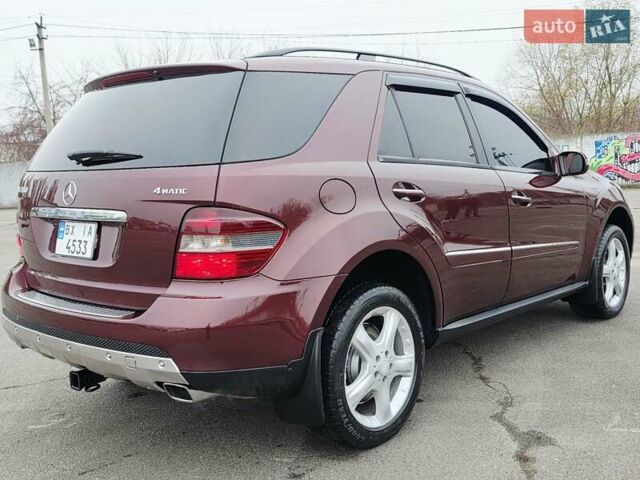 Красный Мерседес М-Класс, объемом двигателя 3.5 л и пробегом 266 тыс. км за 9333 $, фото 14 на Automoto.ua