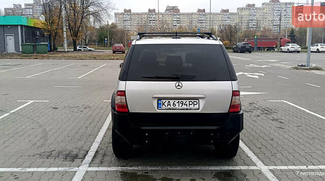 Сірий Мерседес М-Клас, об'ємом двигуна 2.7 л та пробігом 302 тис. км за 12000 $, фото 3 на Automoto.ua