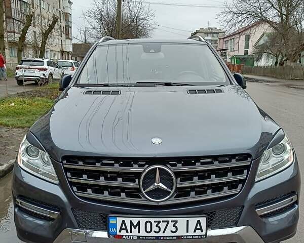 Серый Мерседес М-Класс, объемом двигателя 2.99 л и пробегом 195 тыс. км за 20950 $, фото 1 на Automoto.ua