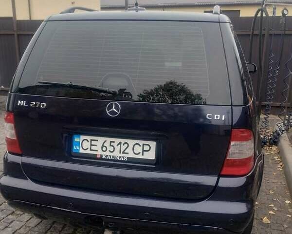 Синий Мерседес М-Класс, объемом двигателя 2.69 л и пробегом 407 тыс. км за 7000 $, фото 6 на Automoto.ua