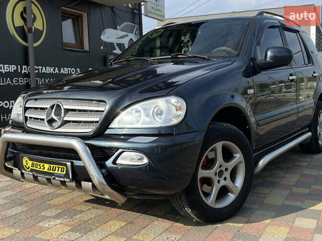 Синий Мерседес М-Класс, объемом двигателя 3.2 л и пробегом 302 тыс. км за 7600 $, фото 2 на Automoto.ua