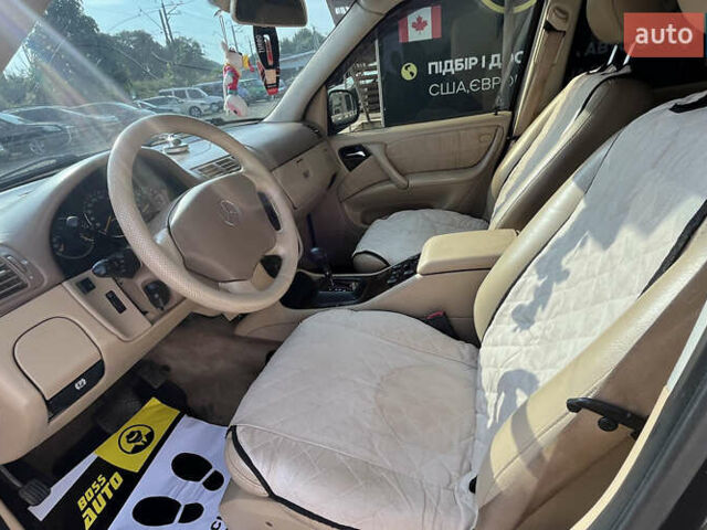 Синий Мерседес М-Класс, объемом двигателя 3.2 л и пробегом 302 тыс. км за 7600 $, фото 16 на Automoto.ua