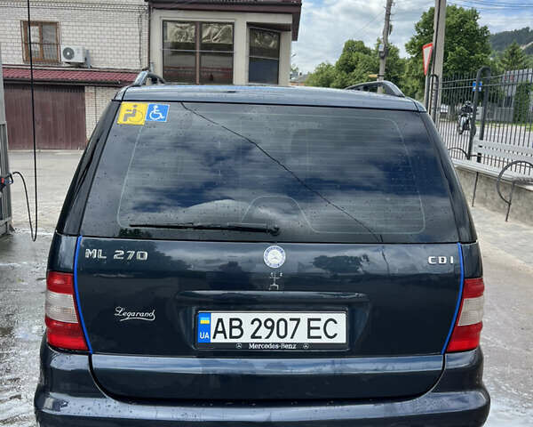 Синій Мерседес М-Клас, об'ємом двигуна 2.69 л та пробігом 426 тис. км за 8800 $, фото 3 на Automoto.ua