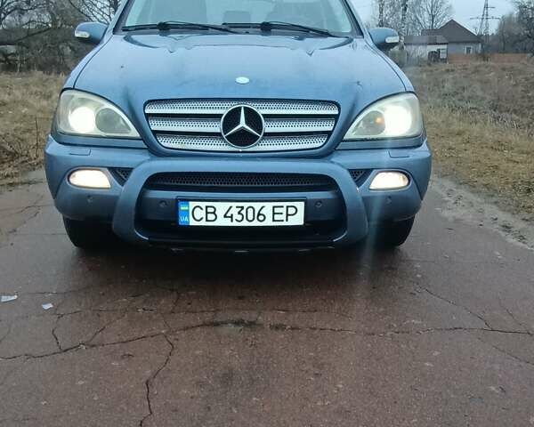 Синий Мерседес М-Класс, объемом двигателя 3.5 л и пробегом 360 тыс. км за 6900 $, фото 7 на Automoto.ua