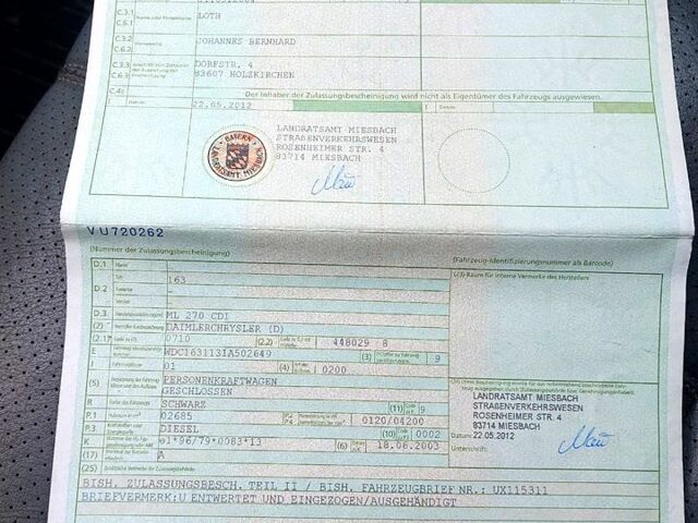 Мерседес МЛ класс, об'ємом двигуна 2.7 л та пробігом 367 тис. км за 3800 $, фото 10 на Automoto.ua