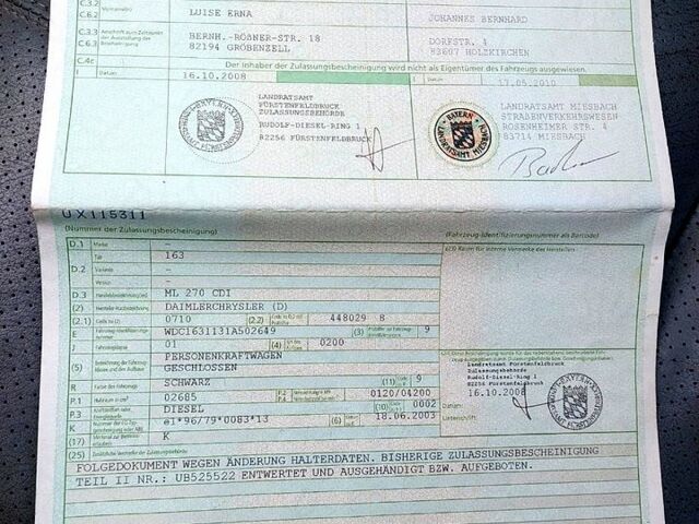 Мерседес МЛ класс, об'ємом двигуна 2.7 л та пробігом 367 тис. км за 3800 $, фото 9 на Automoto.ua