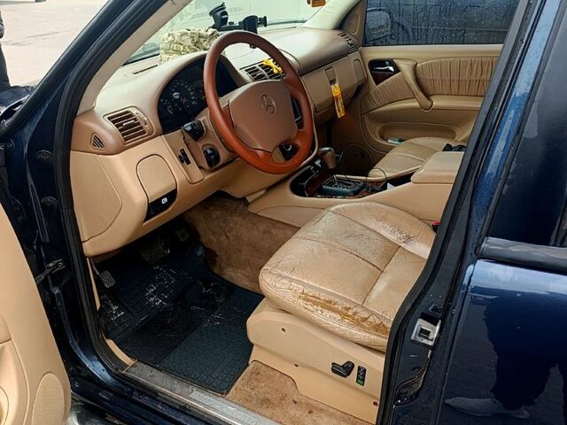 Синий Мерседес МЛ класс, объемом двигателя 2.7 л и пробегом 400 тыс. км за 4100 $, фото 1 на Automoto.ua