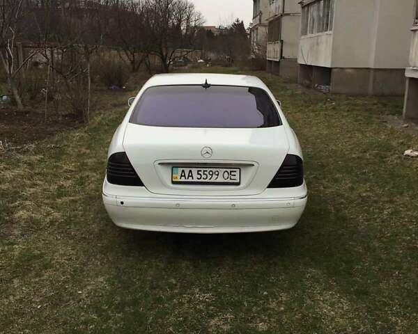 Білий Мерседес С Клас, об'ємом двигуна 4 л та пробігом 187 тис. км за 6200 $, фото 14 на Automoto.ua