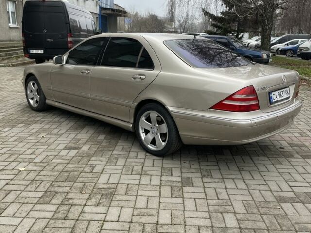 Бежевий Мерседес С Клас, об'ємом двигуна 5 л та пробігом 326 тис. км за 6000 $, фото 3 на Automoto.ua