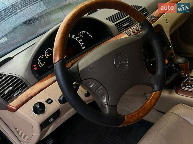 Чорний Мерседес С Клас, об'ємом двигуна 5 л та пробігом 555 тис. км за 4800 $, фото 19 на Automoto.ua