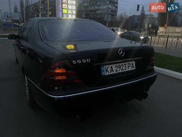 Чорний Мерседес С Клас, об'ємом двигуна 5 л та пробігом 555 тис. км за 4800 $, фото 6 на Automoto.ua